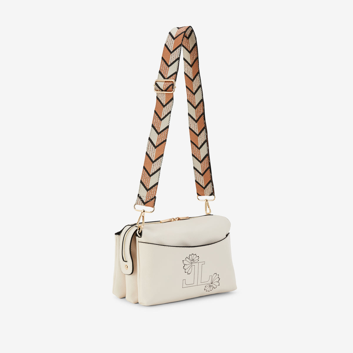 Sac multi poches ivoire Poldie