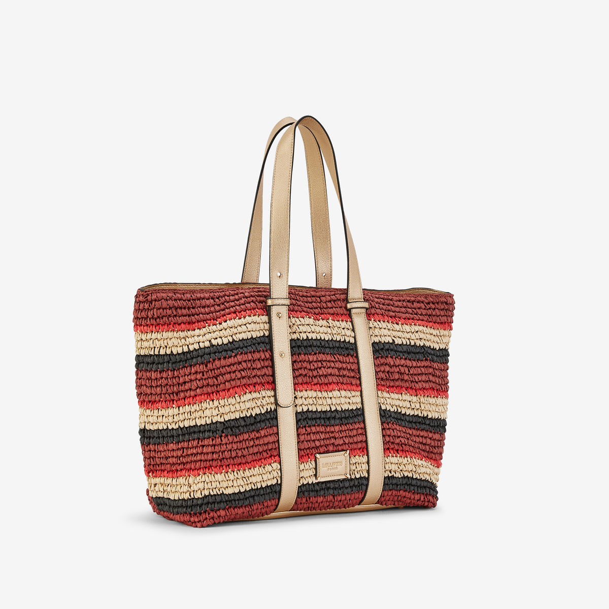 Sac shopper L brique Preziosa