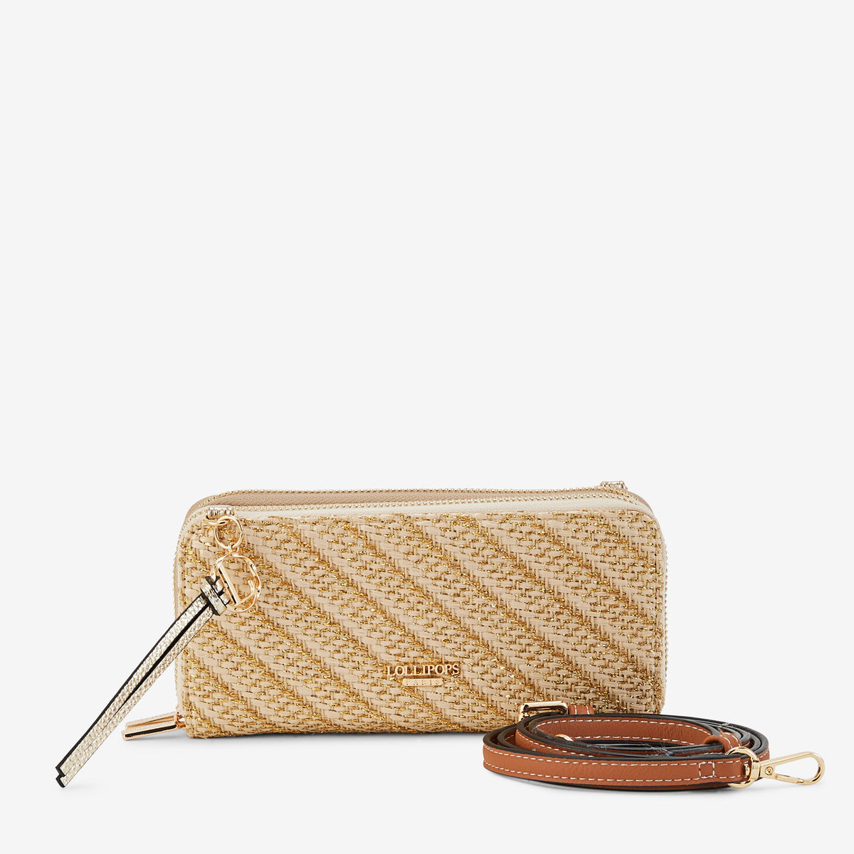 Pochette de voyage dorée P-Kitami