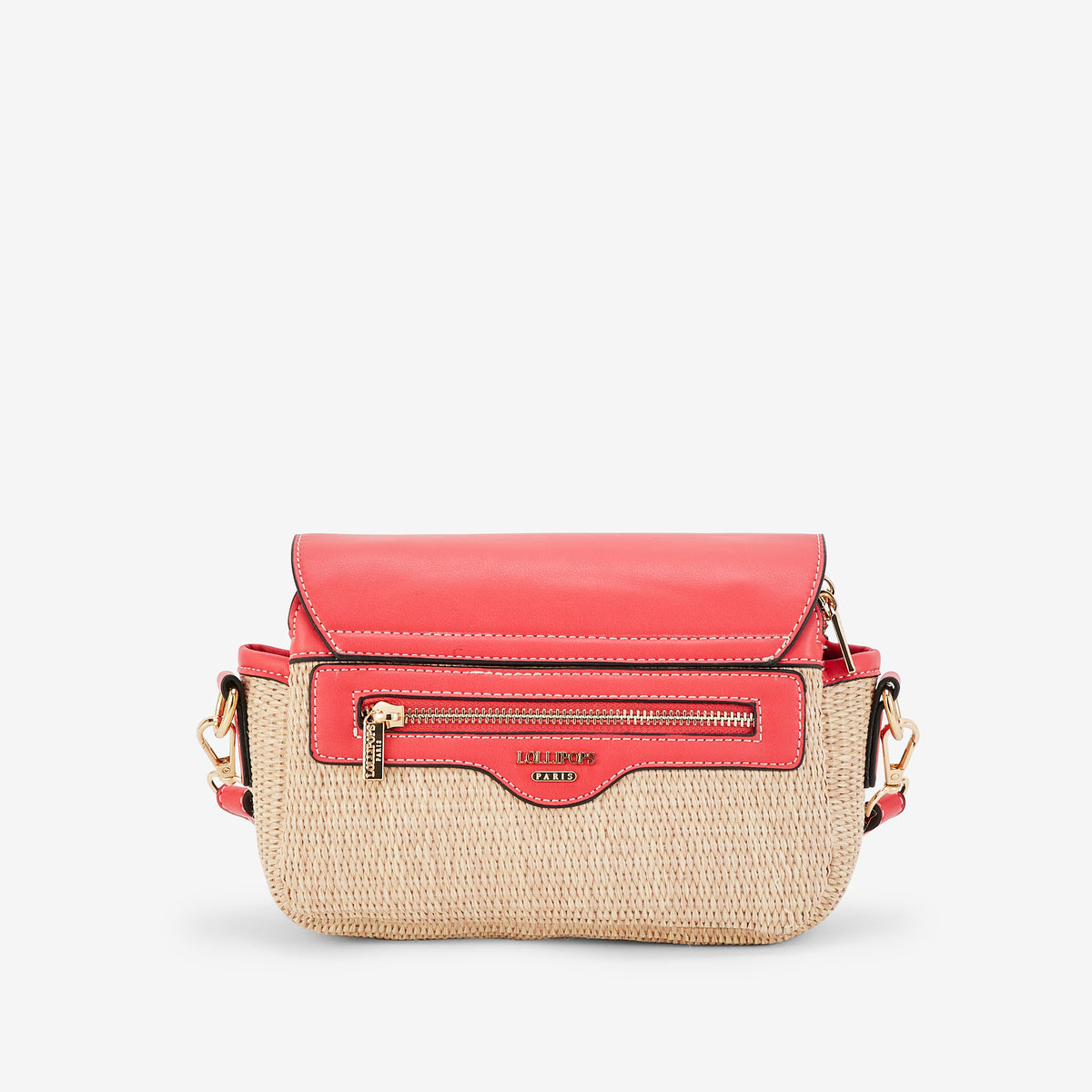 Sac porté épaule corail Primavera