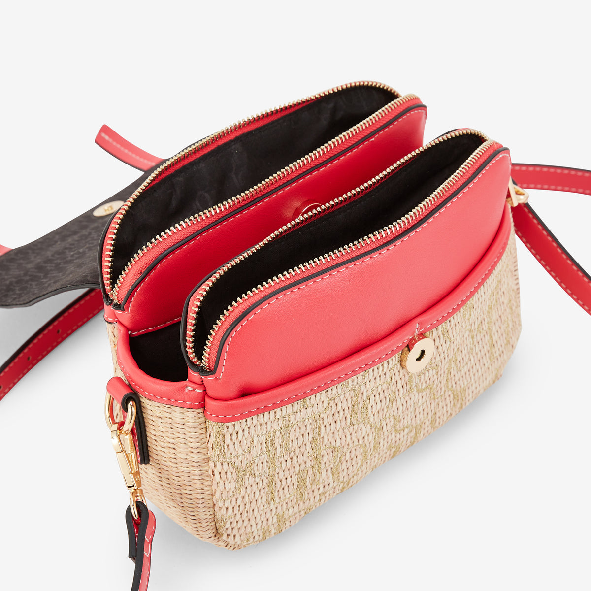 Sac porté épaule corail Primavera