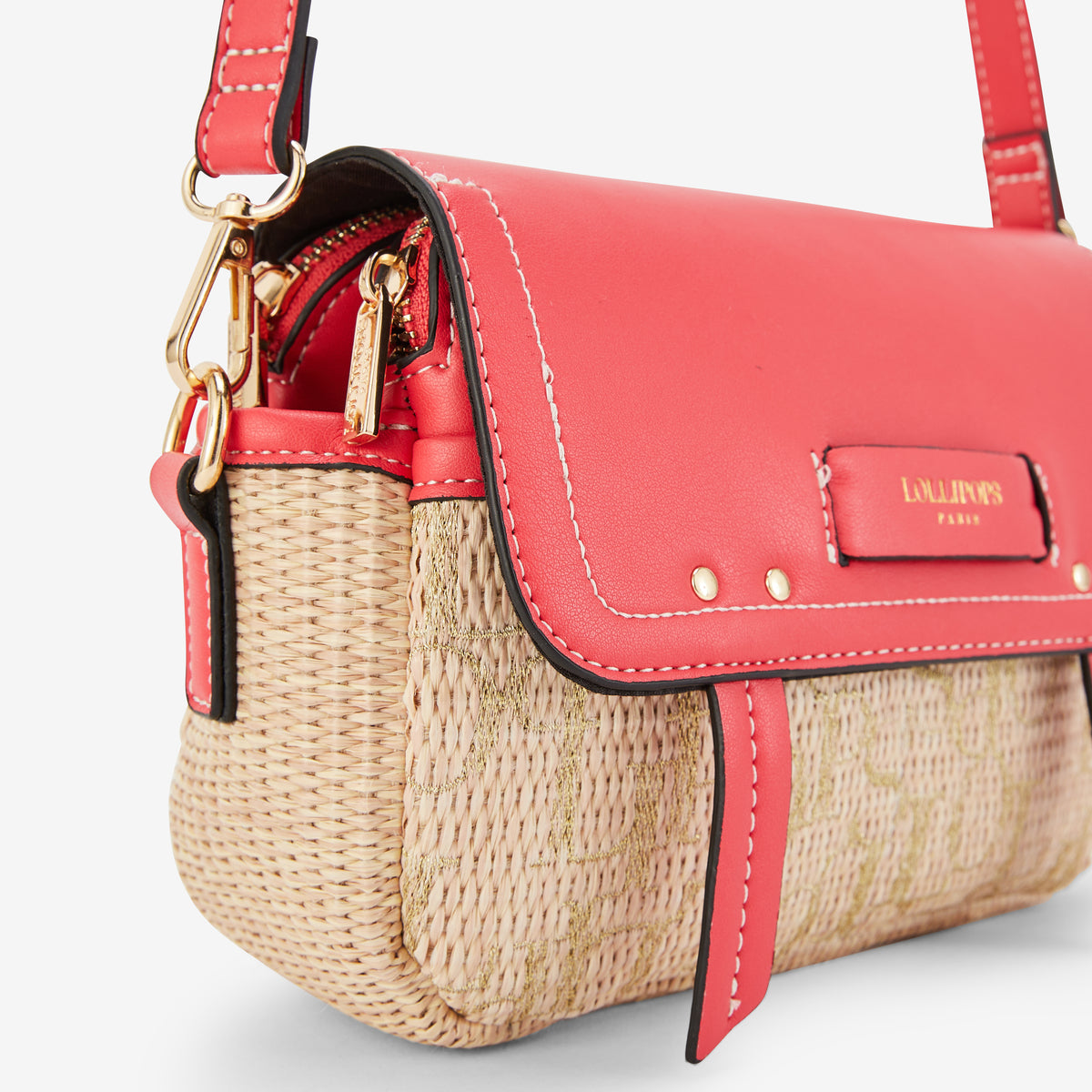 Sac porté épaule corail Primavera