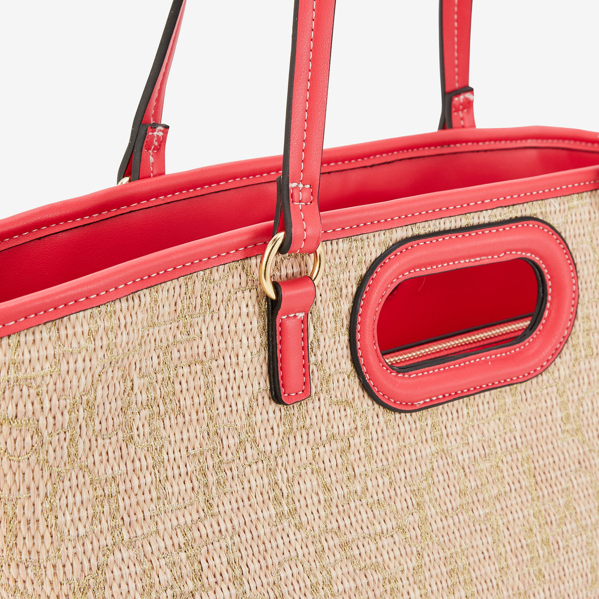Sac shopper L corail Primavera