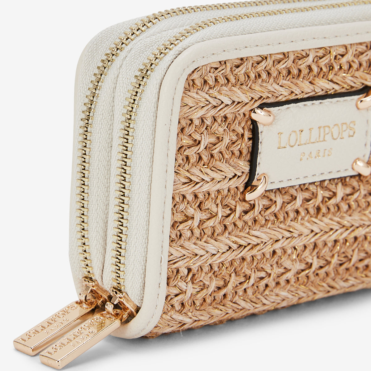 Portefeuille ivoire Palmira