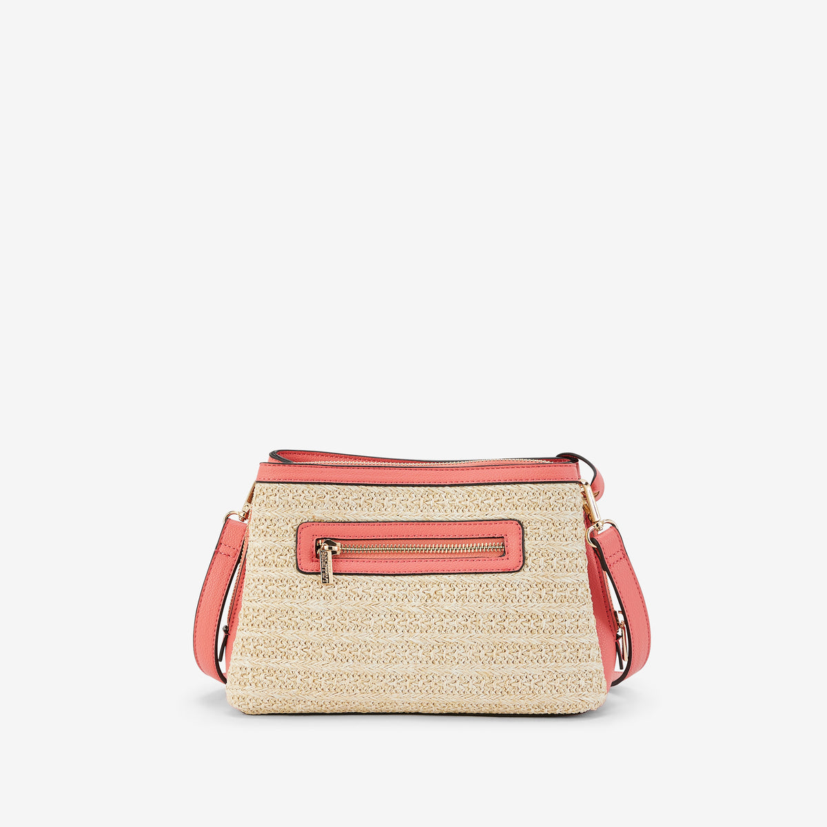 Sac multi poches corail Palmira