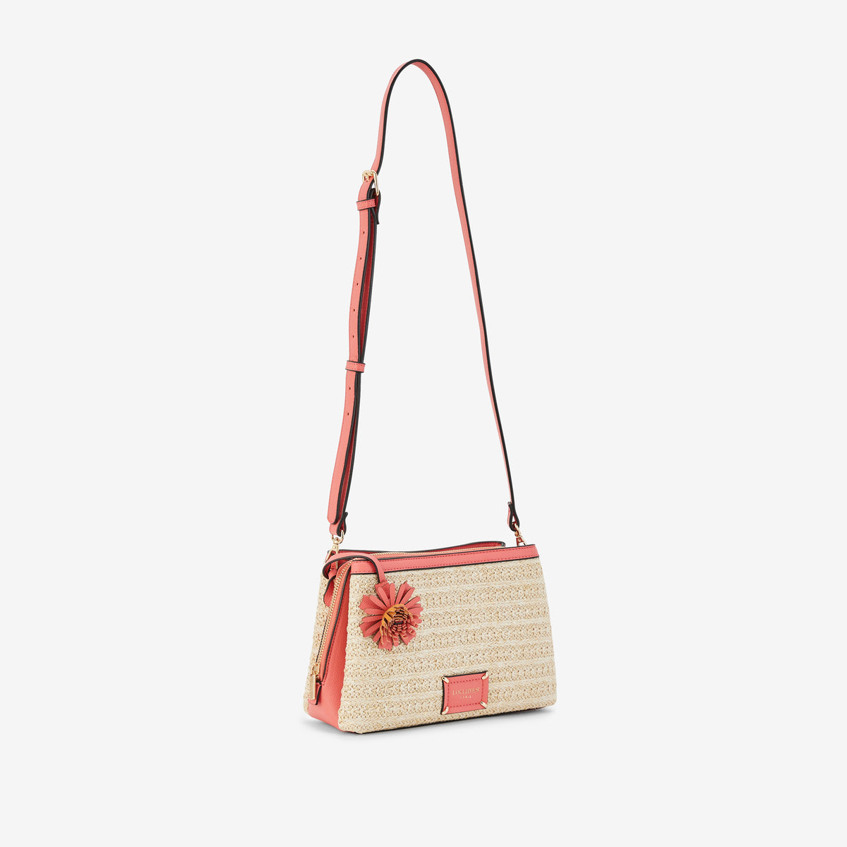 Sac multi poches corail Palmira