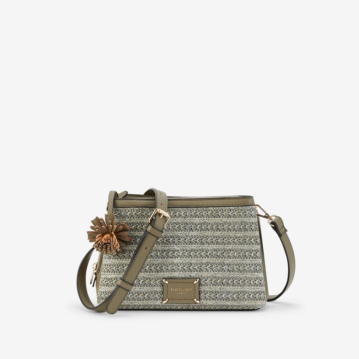 Sac multi poches kaki Palmira