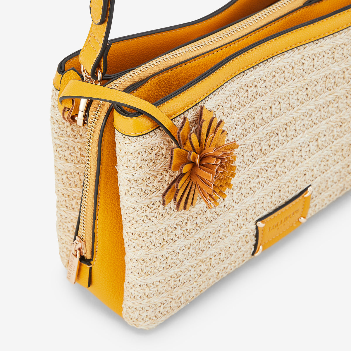 Sac multi poches jaune Palmira
