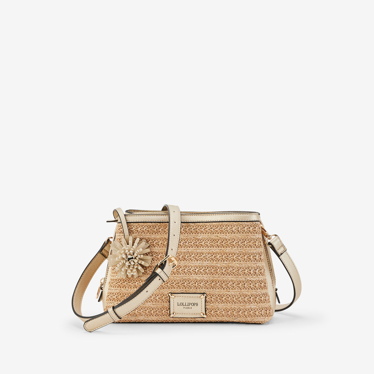 Sac multi poches doré Palmira