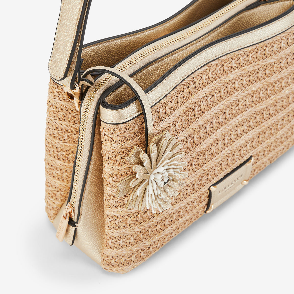 Sac multi poches doré Palmira