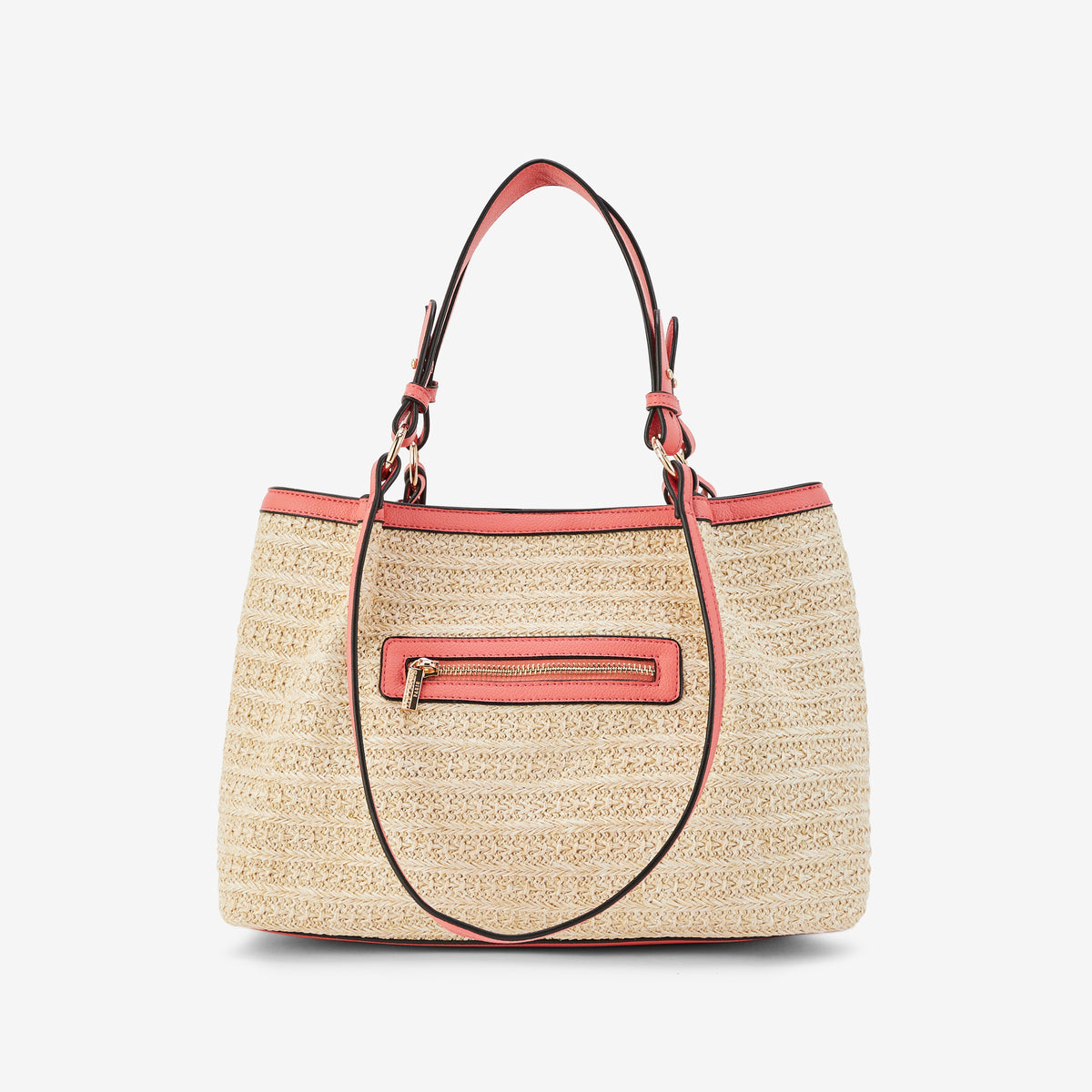 Sac shopper corail Palmira