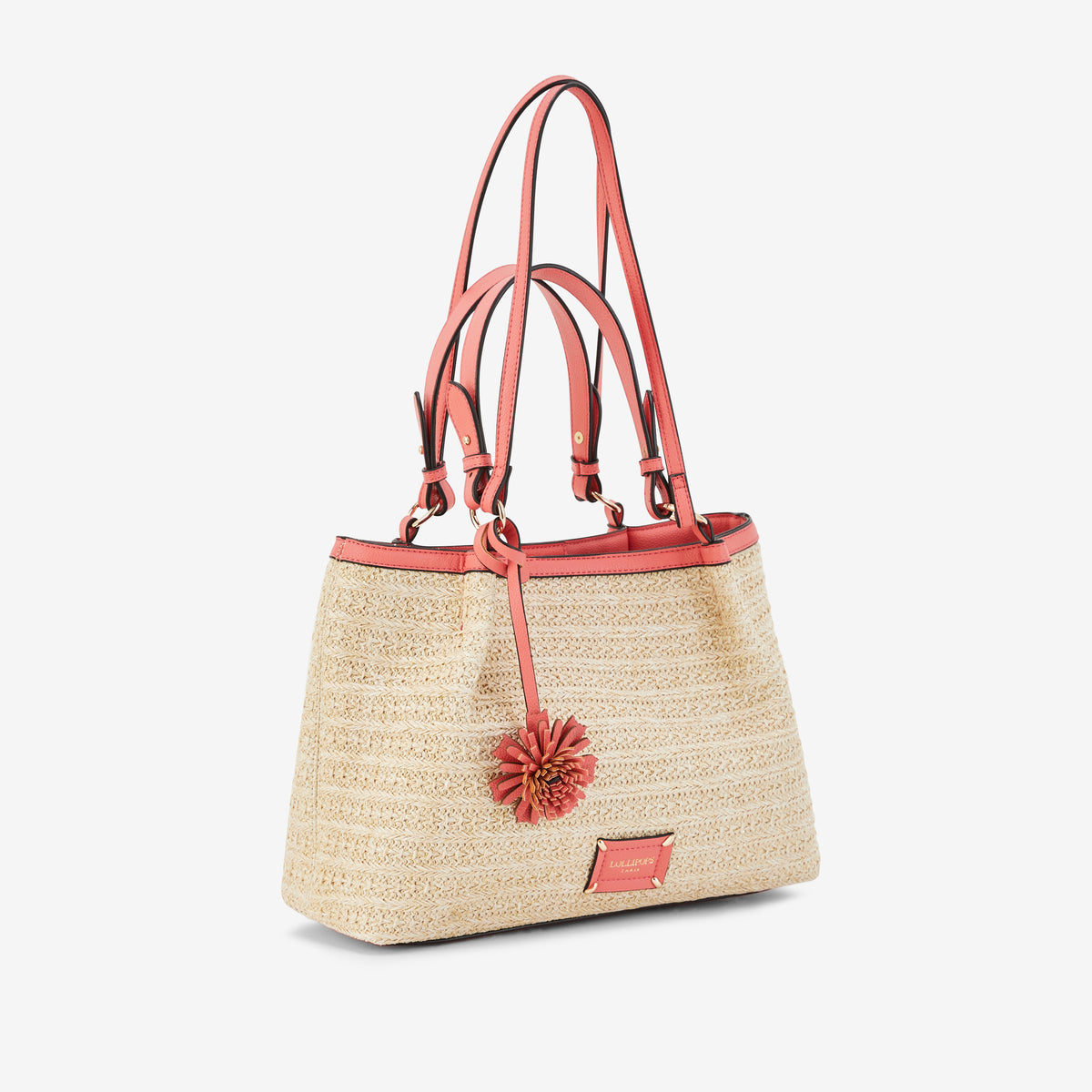 Sac shopper corail Palmira