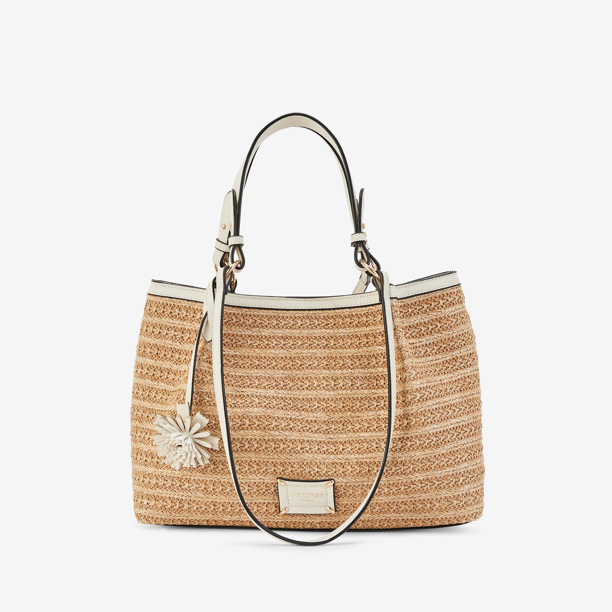 Sac shopper ivoire Palmira