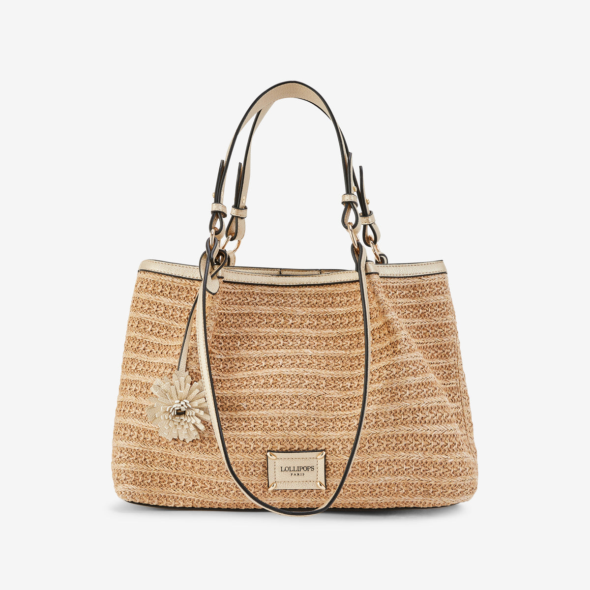 Sac shopper doré Palmira