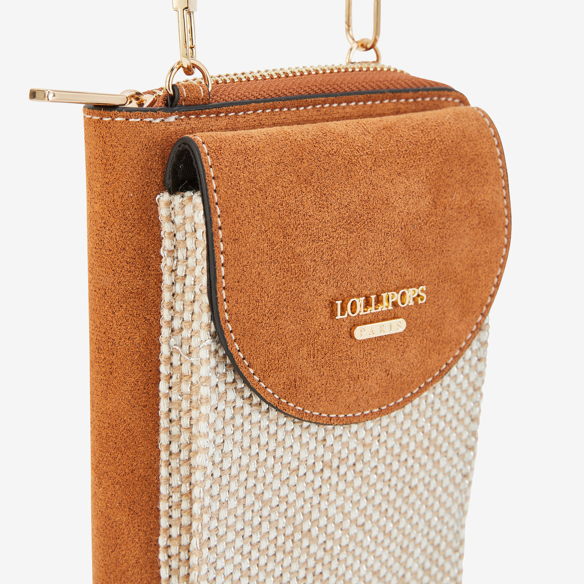 Pochette de téléphone camel Paisley