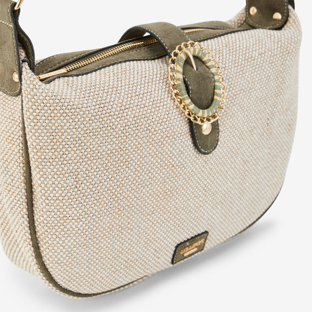 Sac porté épaule kaki Paisley