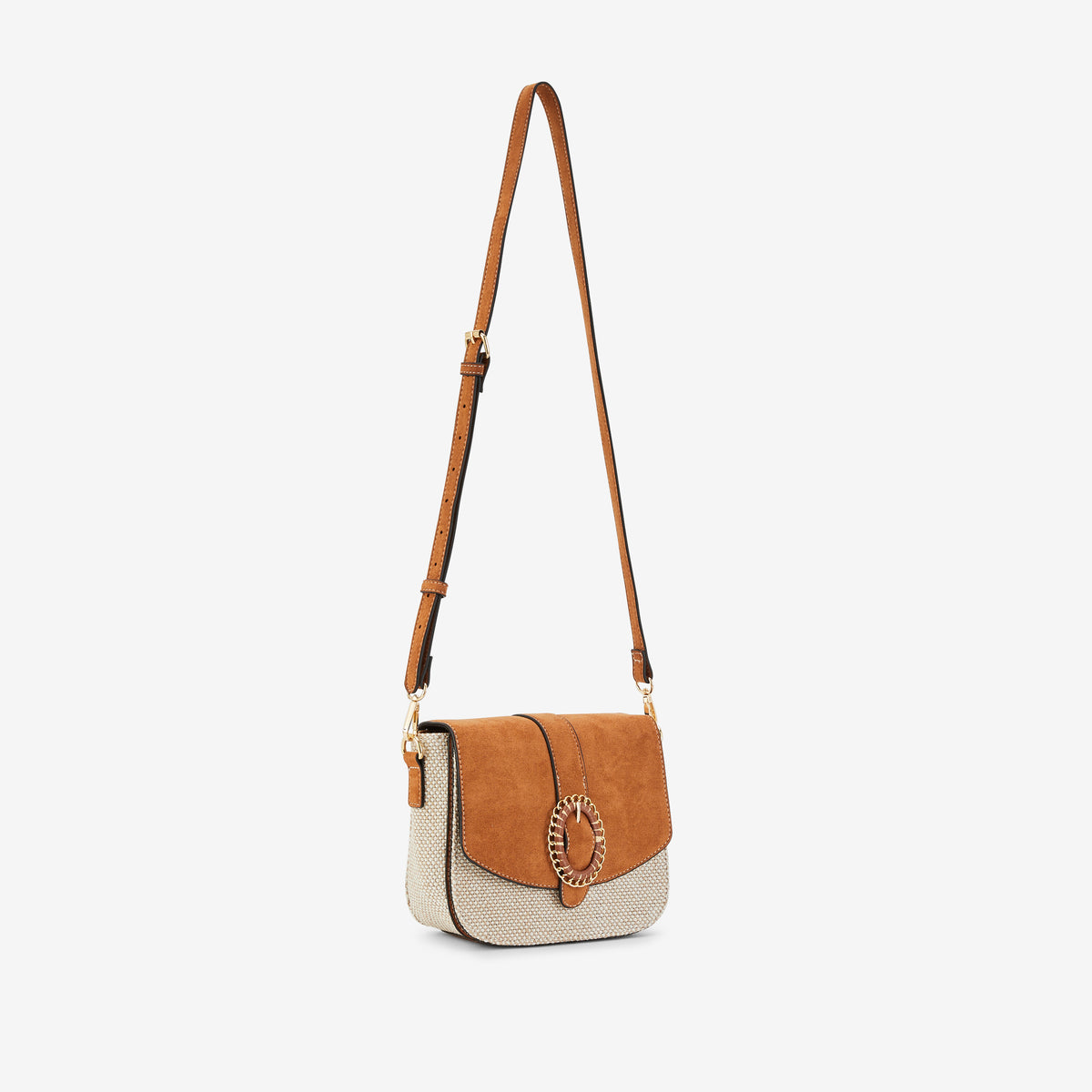 Sac porté épaule camel Paisley