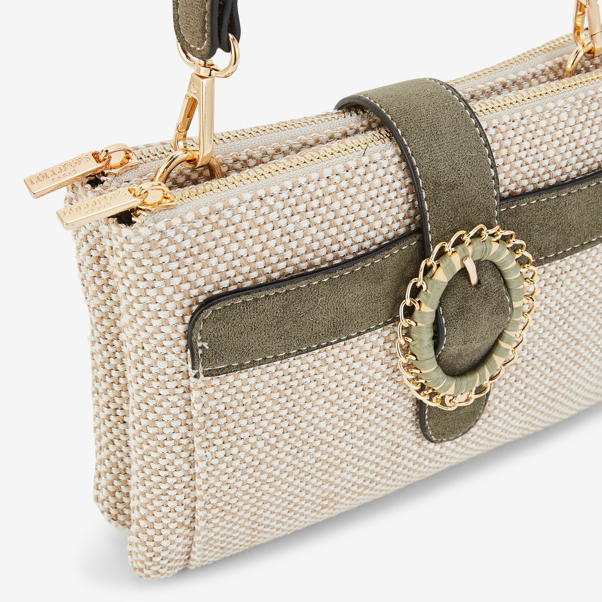 Sac multi poches kaki Paisley