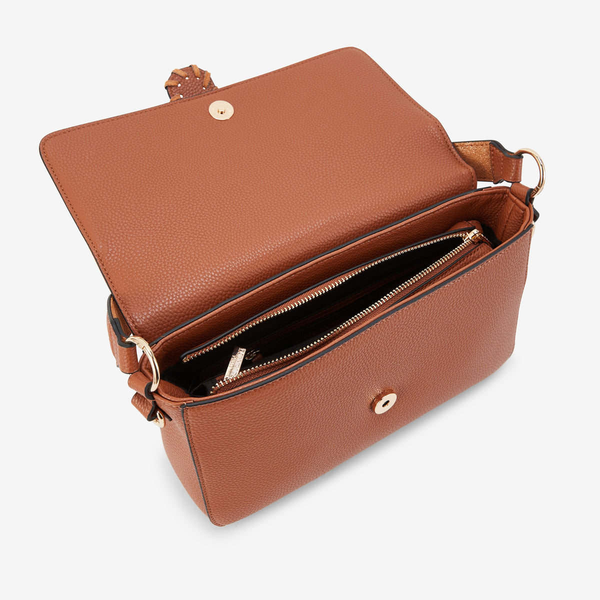 Sac porté épaule camel Phiby