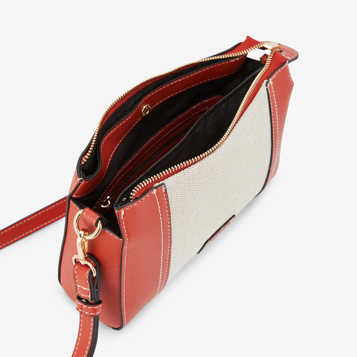 Sac multi poches brique Patrizia