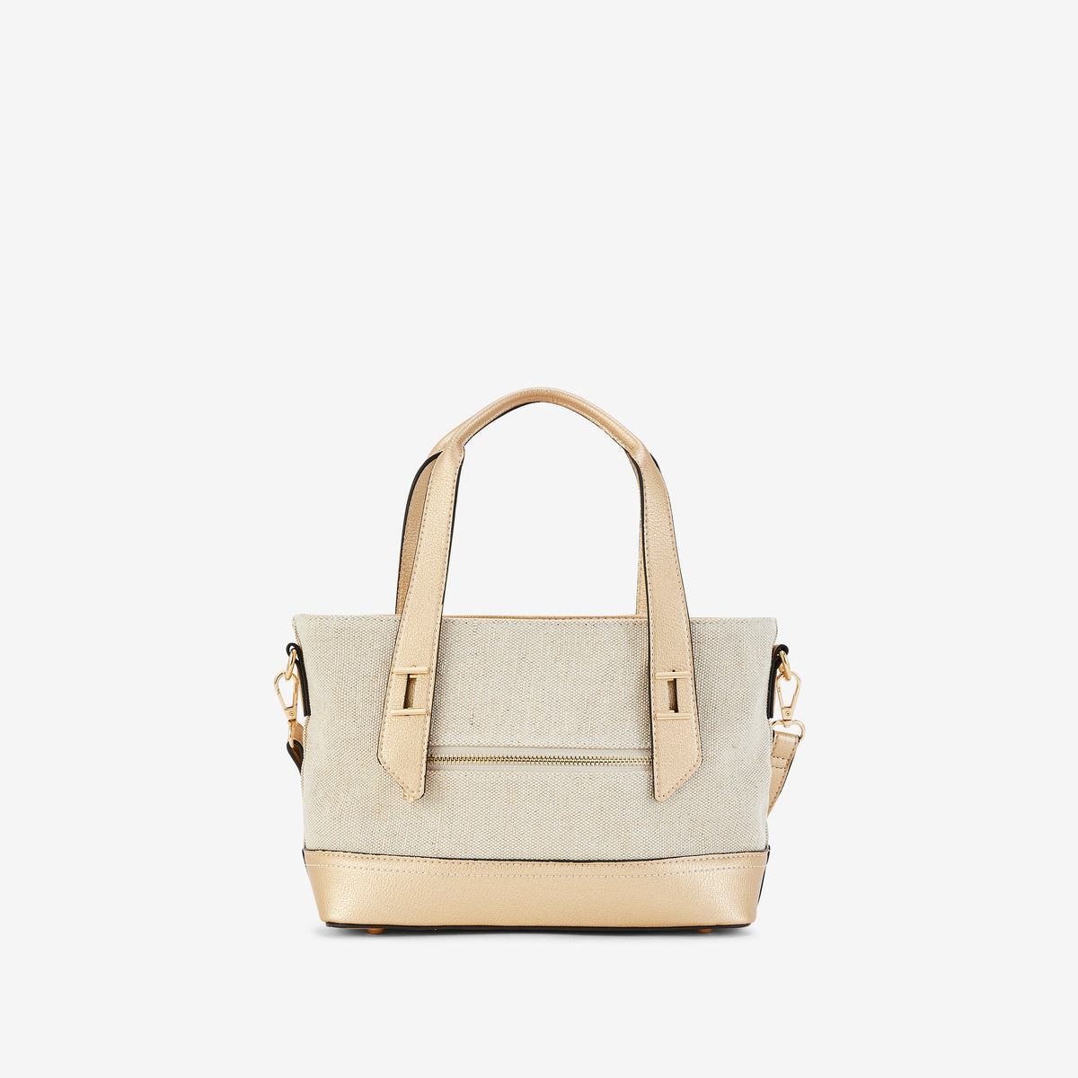 Petit sac shopper doré Patrizia