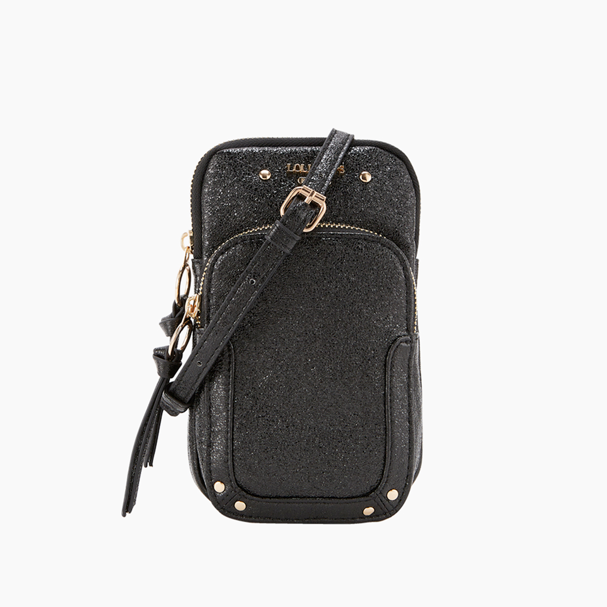 Pochette de téléphone noire Pasqua