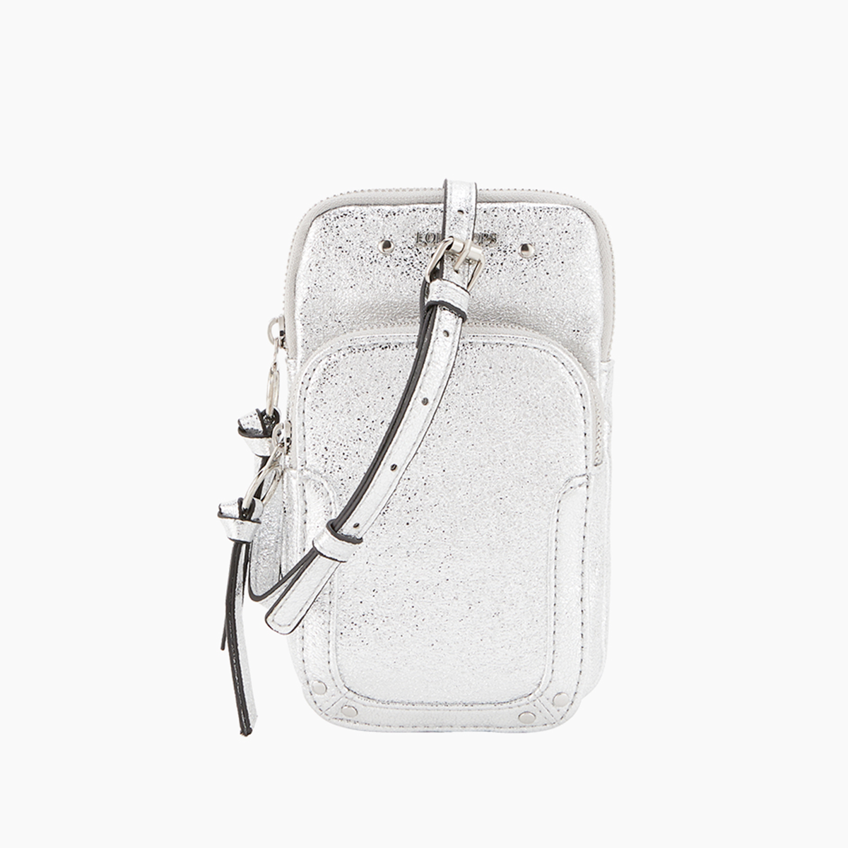 Pochette de téléphone argent Pasqua