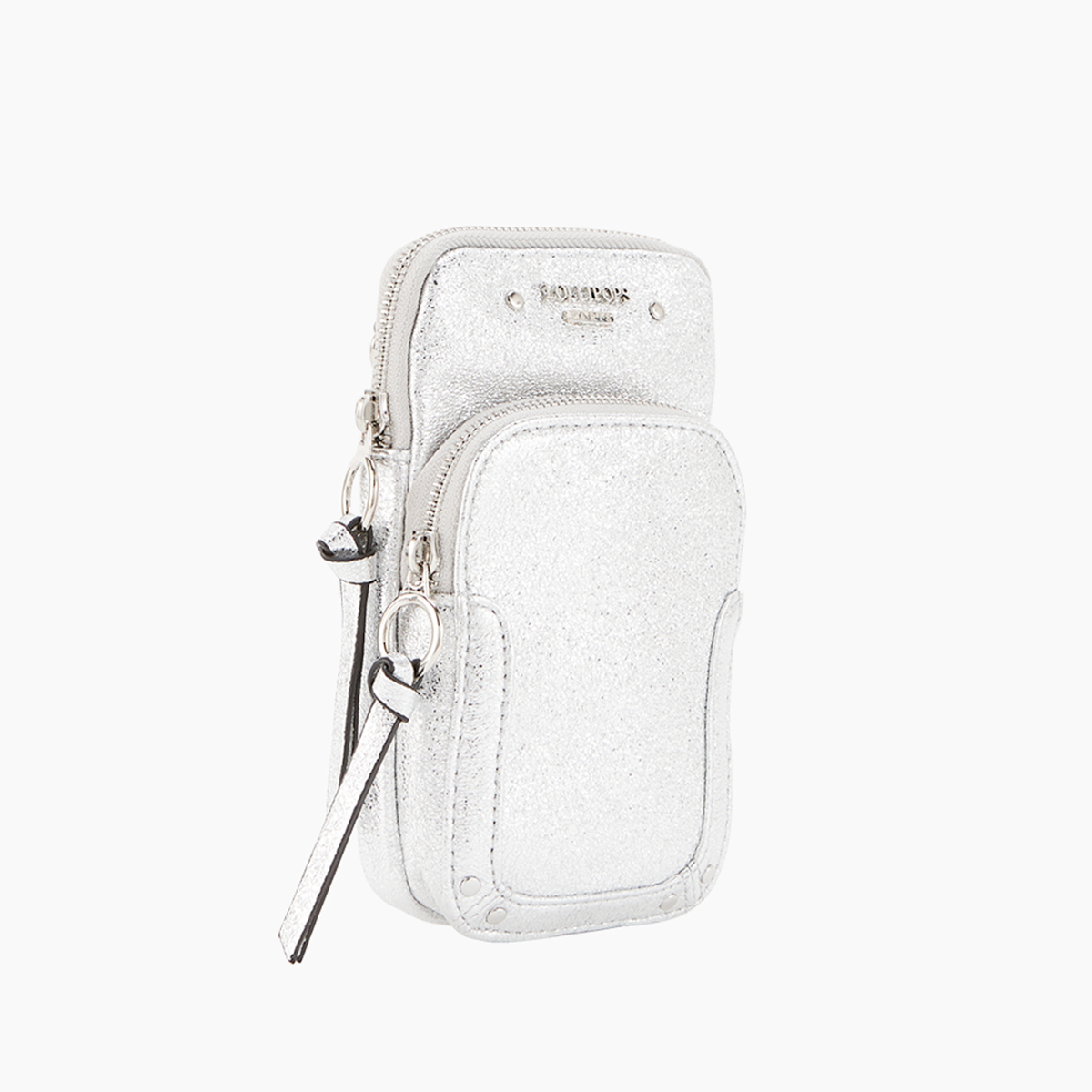 Pochette de téléphone argent Pasqua