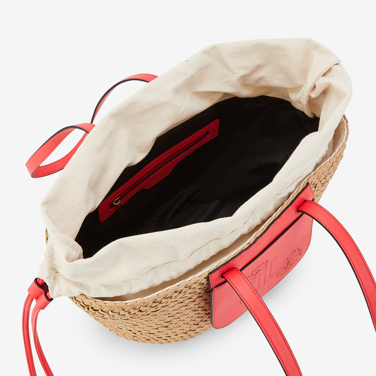 Grand panier corail Poldie