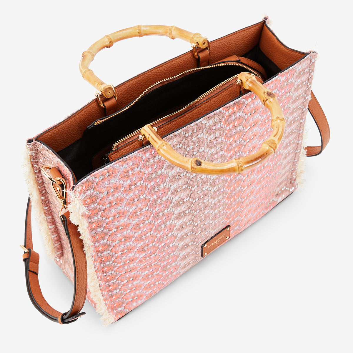 Sac shopper L multicolore Polly