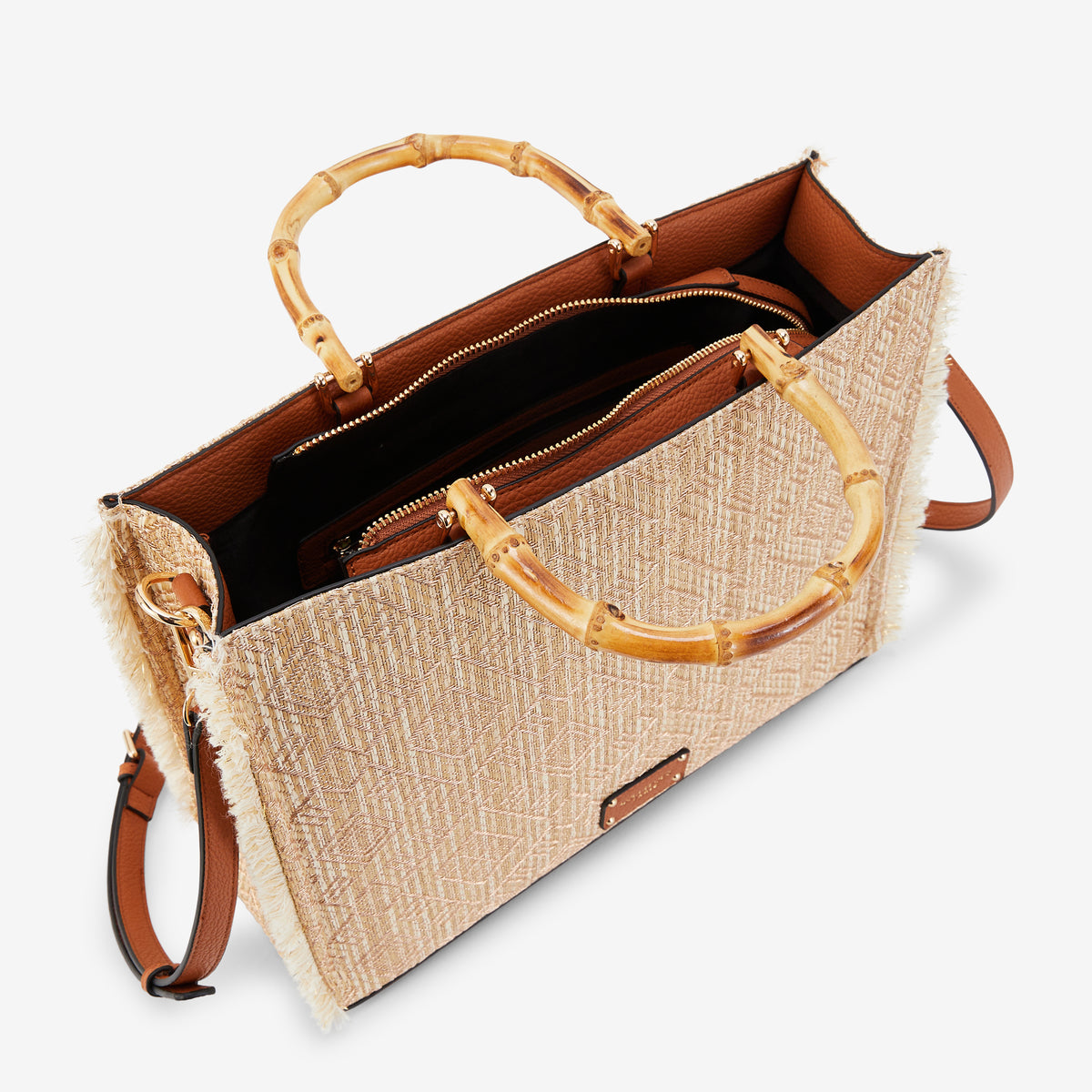 Sac shopper L doré Polly