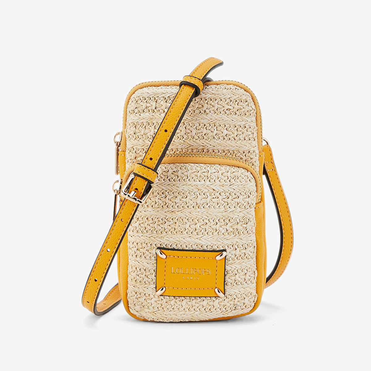 Pochette de téléphone jaune Palmira