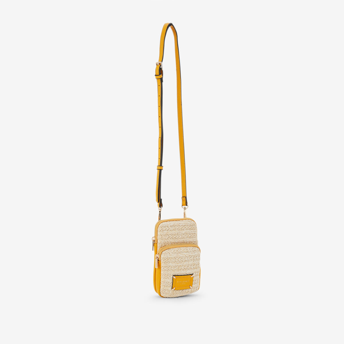 Pochette de téléphone jaune Palmira