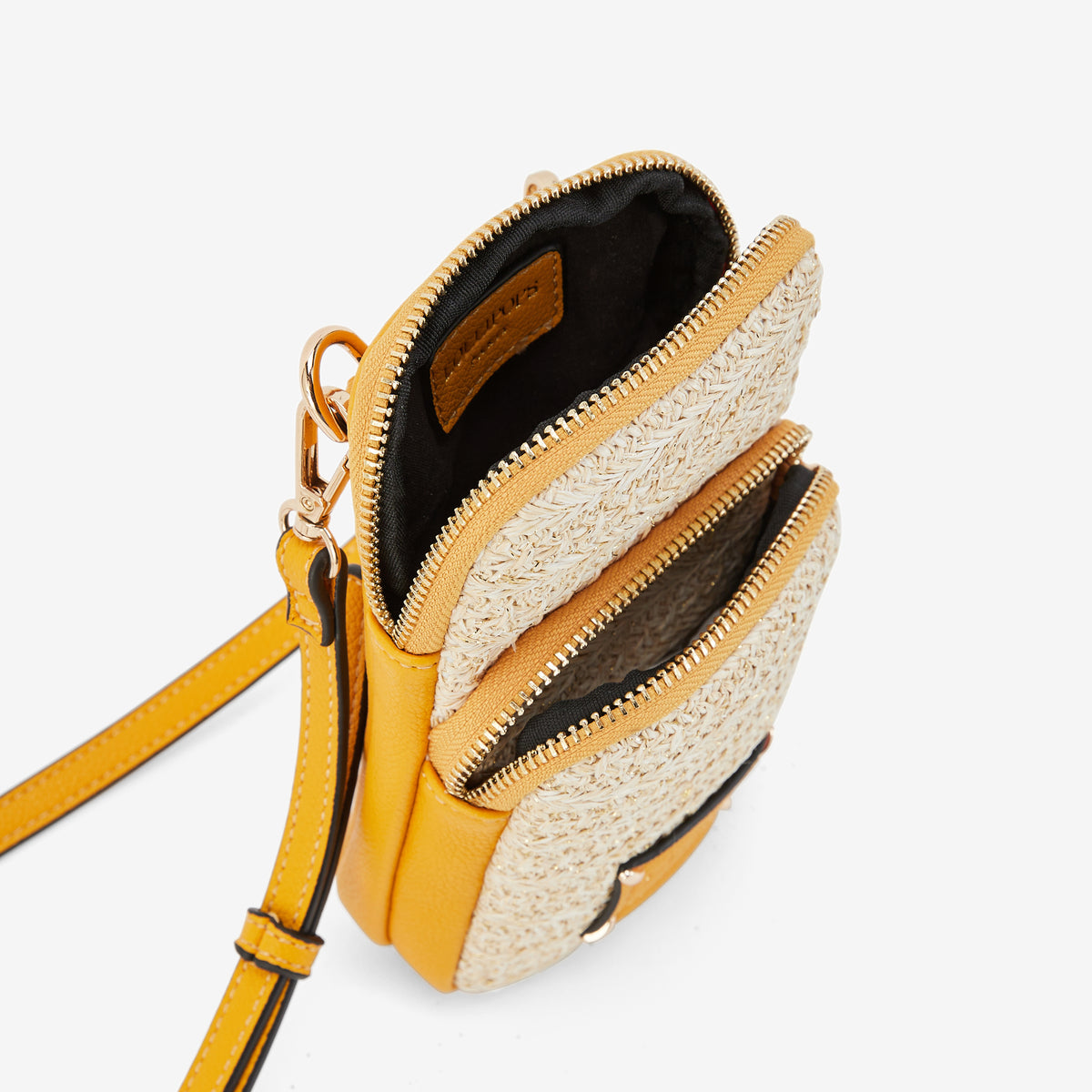 Pochette de téléphone jaune Palmira