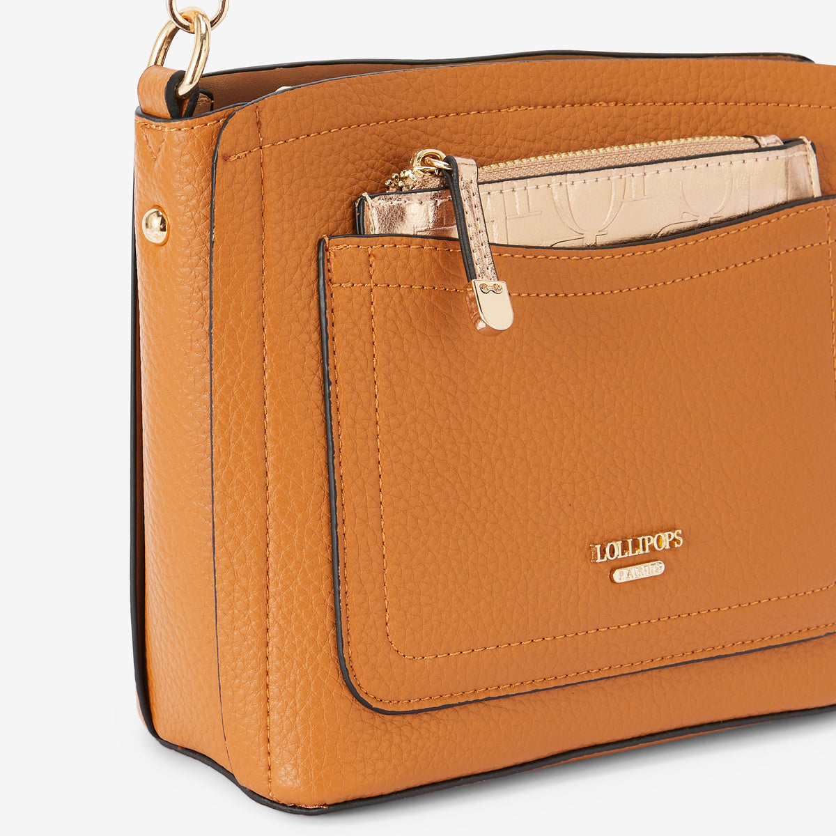 Sac multi poches moutarde Riada