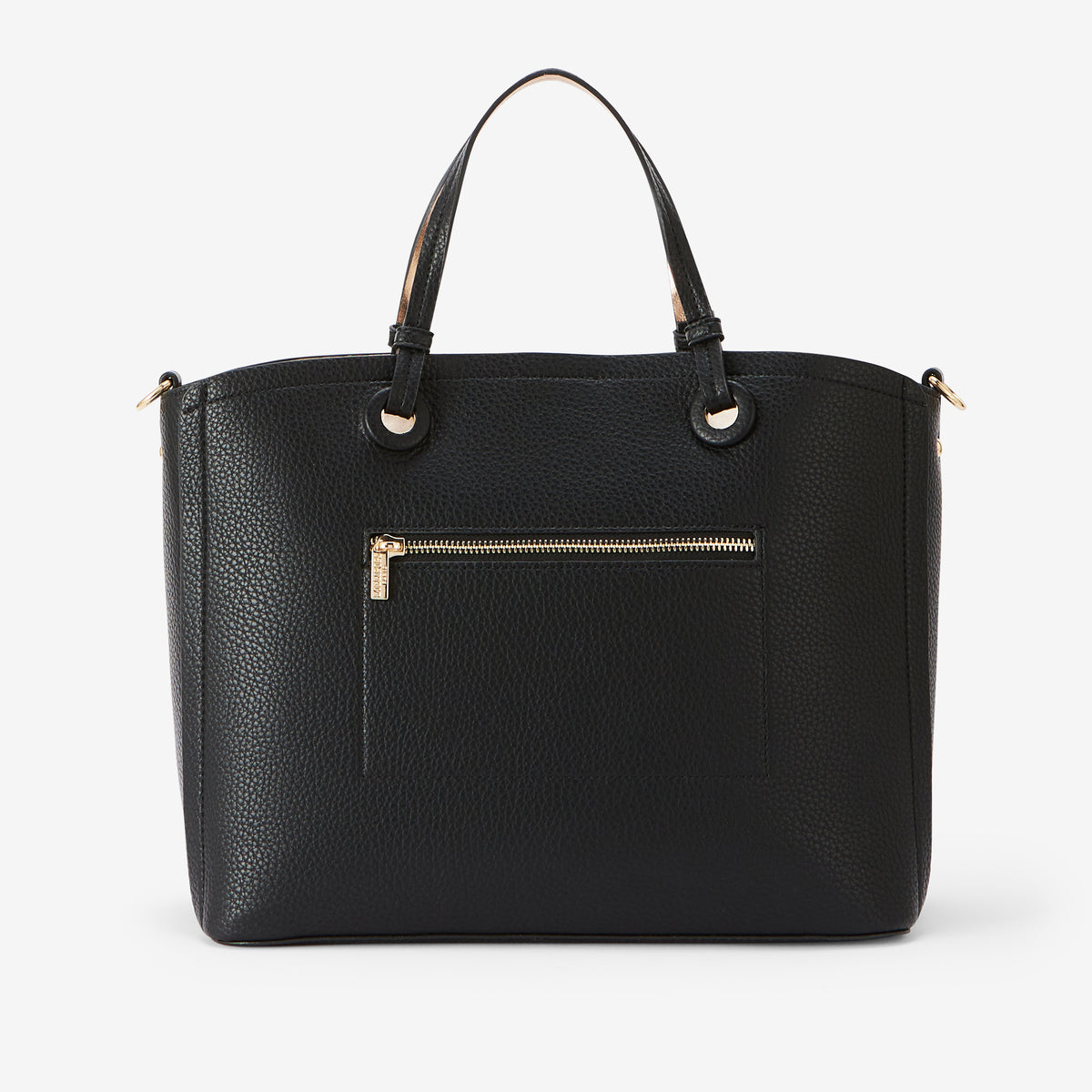Grand sac shopper noir Riada