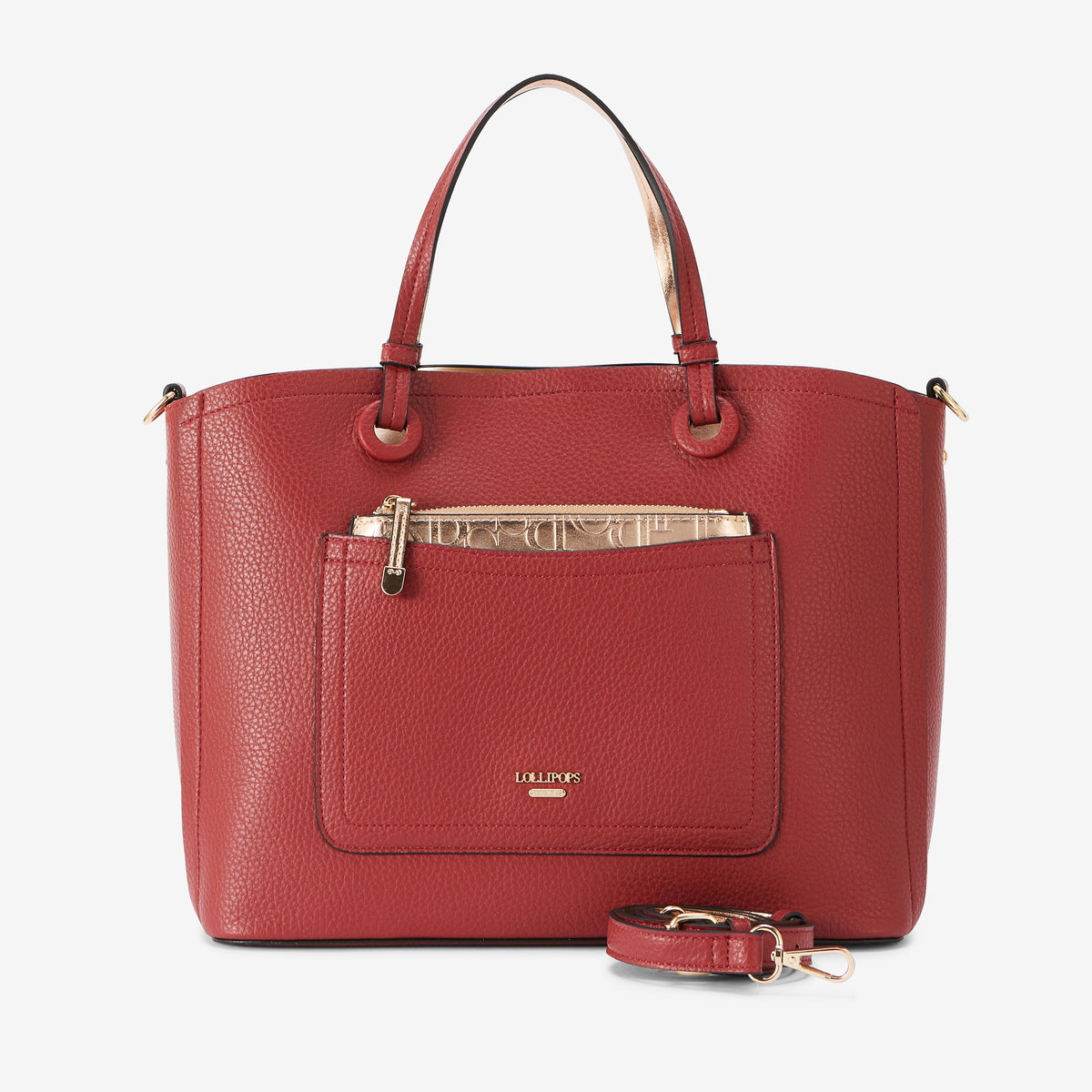Grand sac shopper rouge Riada