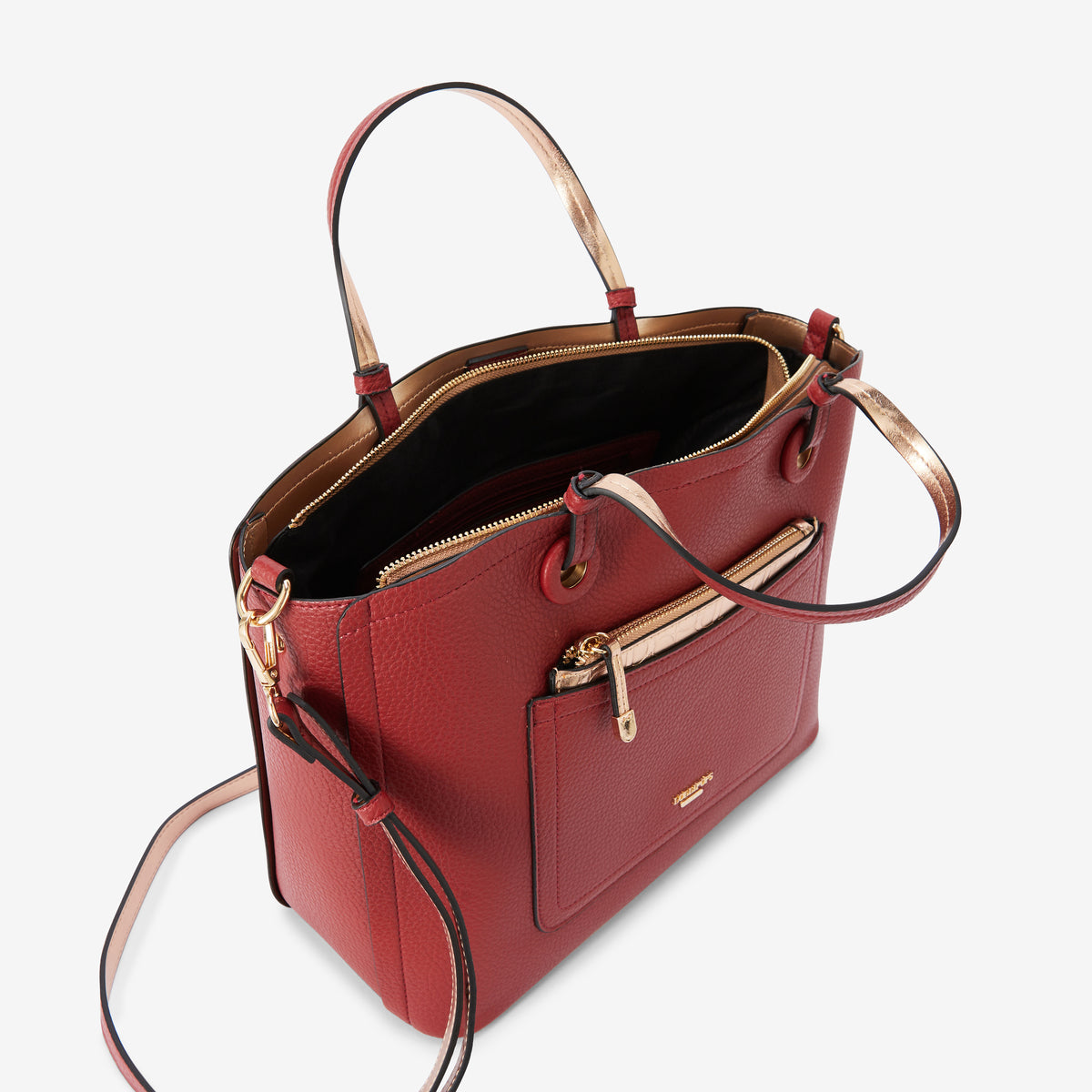 Grand sac shopper rouge Riada