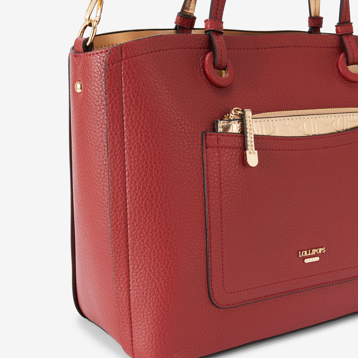 Grand sac shopper rouge Riada
