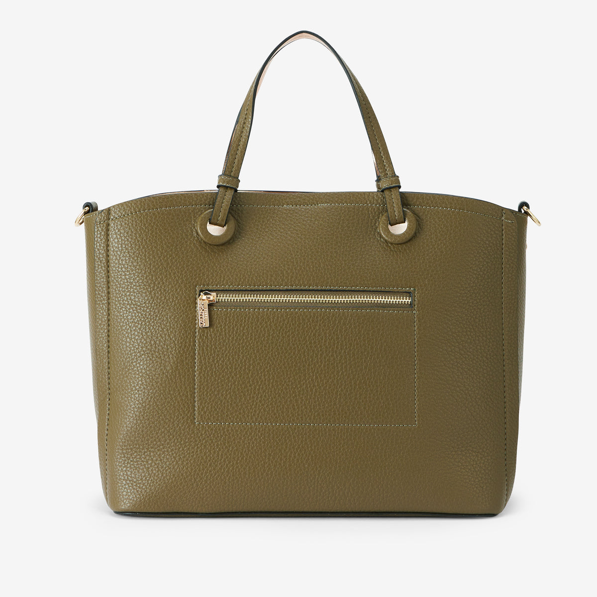 Grand sac shopper kaki Riada