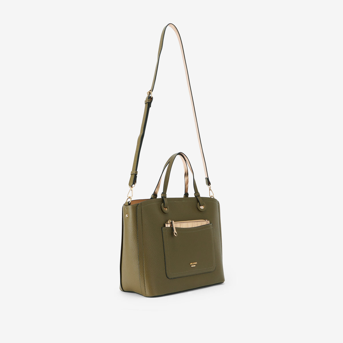 Grand sac shopper kaki Riada