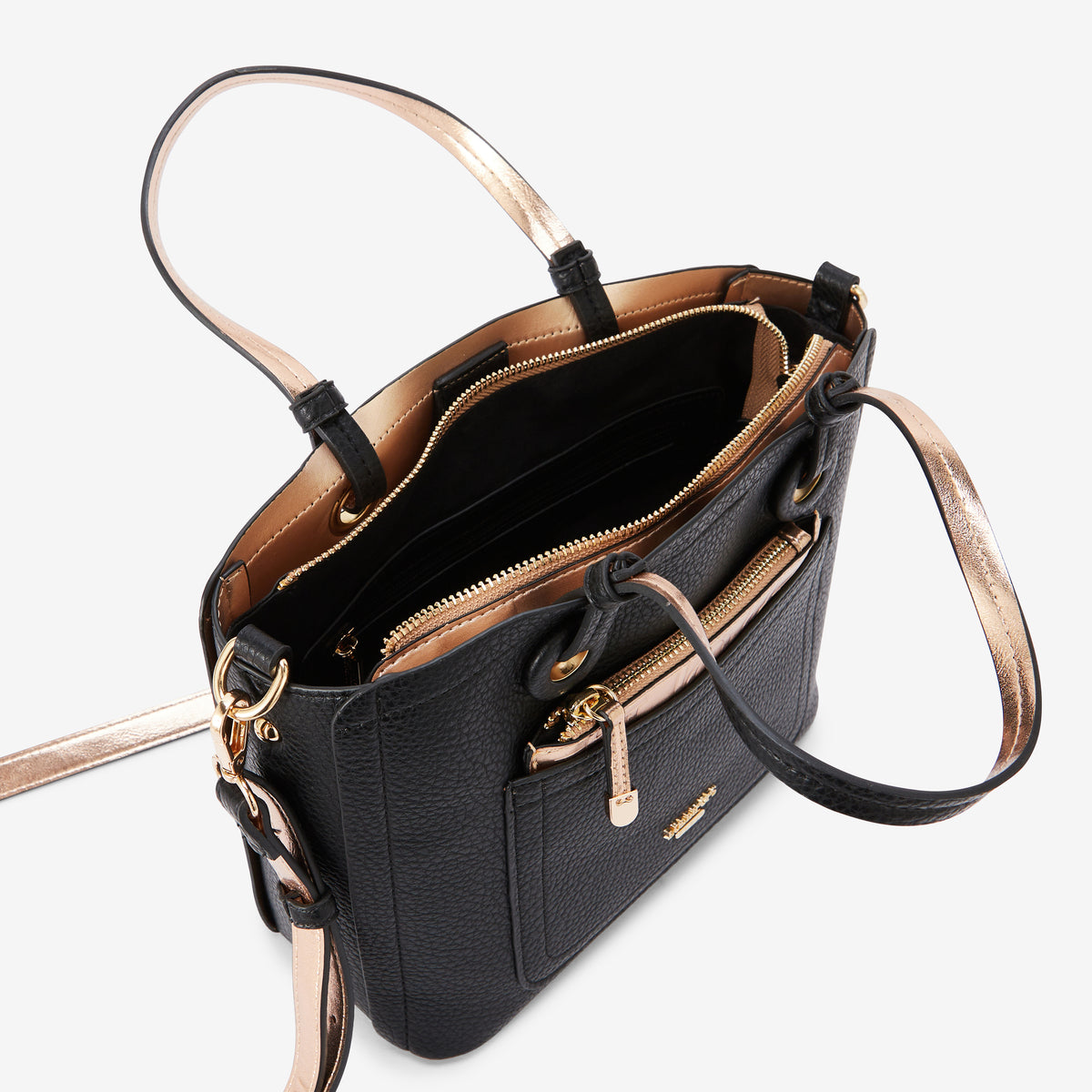 Sac shopper noir Riada