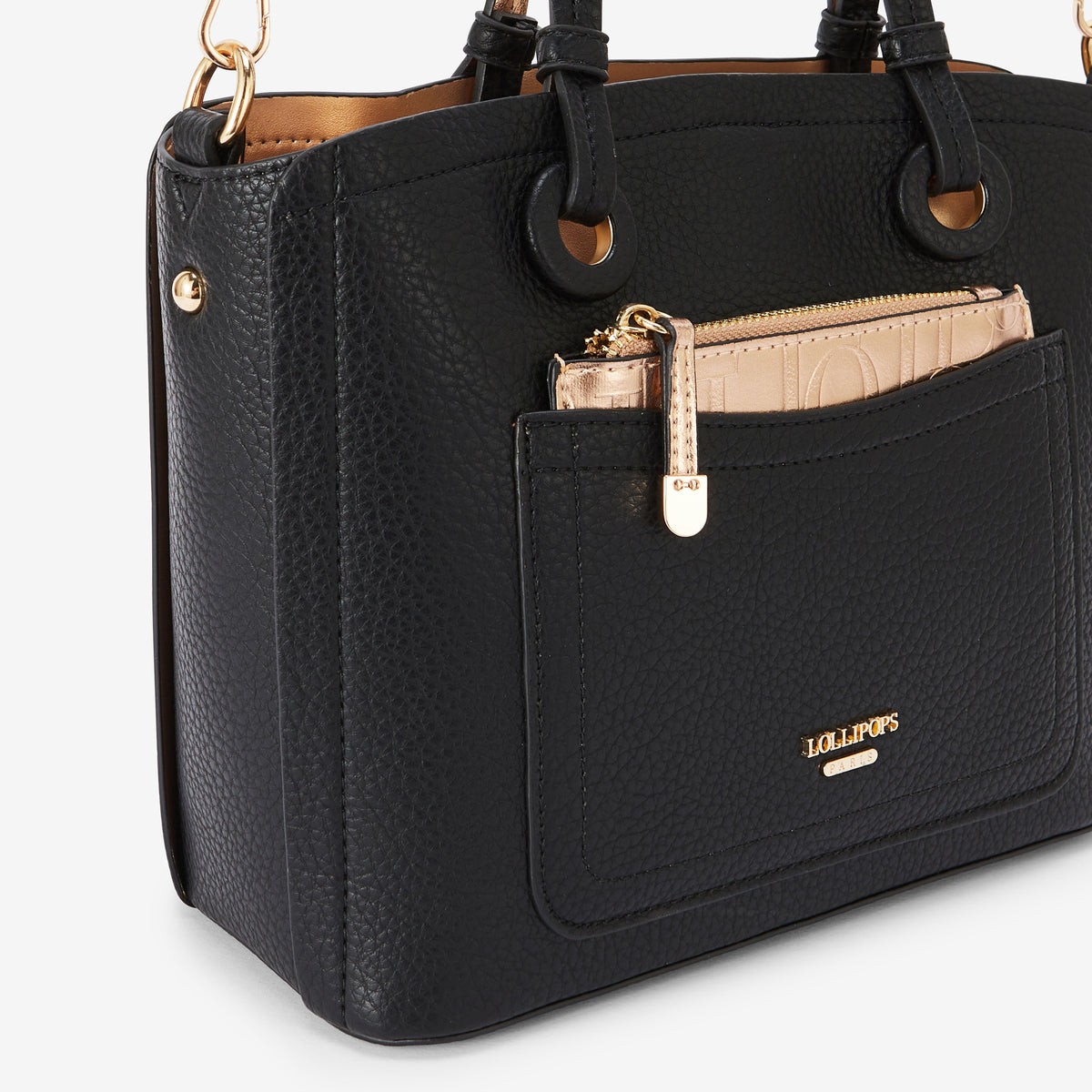 Sac shopper noir Riada