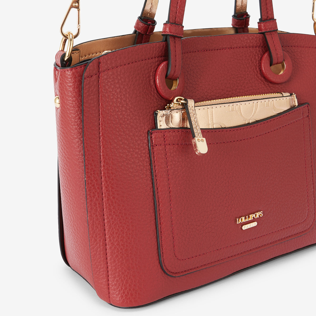 Sac shopper rouge Riada