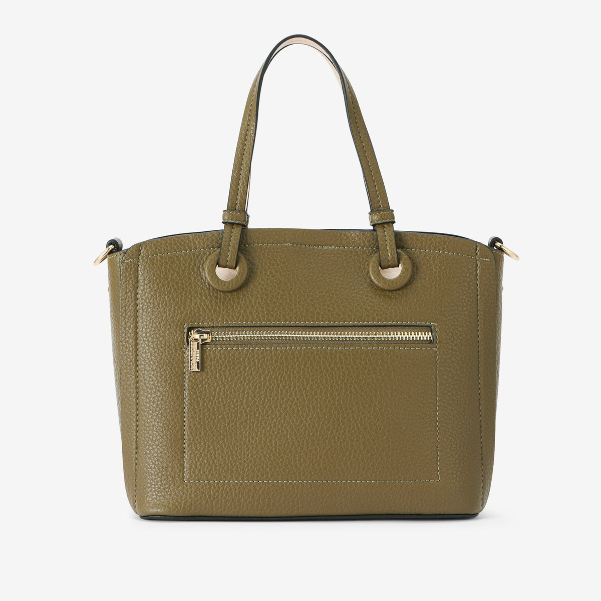 Sac shopper kaki Riada