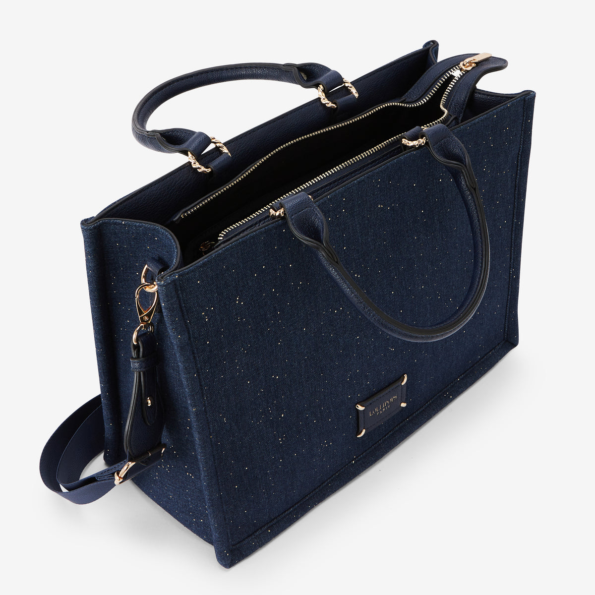 Grand sac shopper bleu Rod