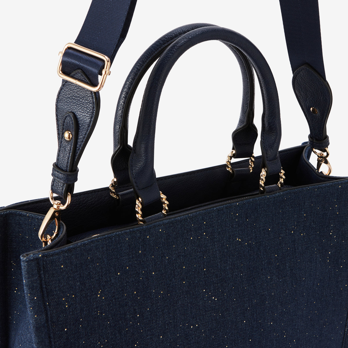 Grand sac shopper bleu Rod