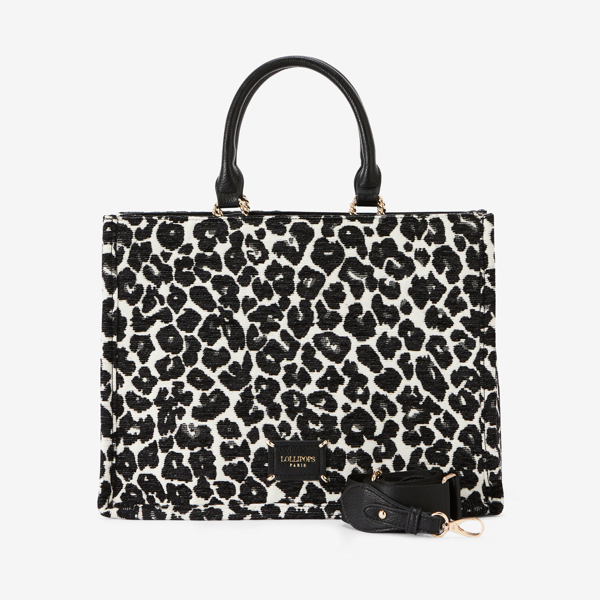 Grand sac shopper noir Rod