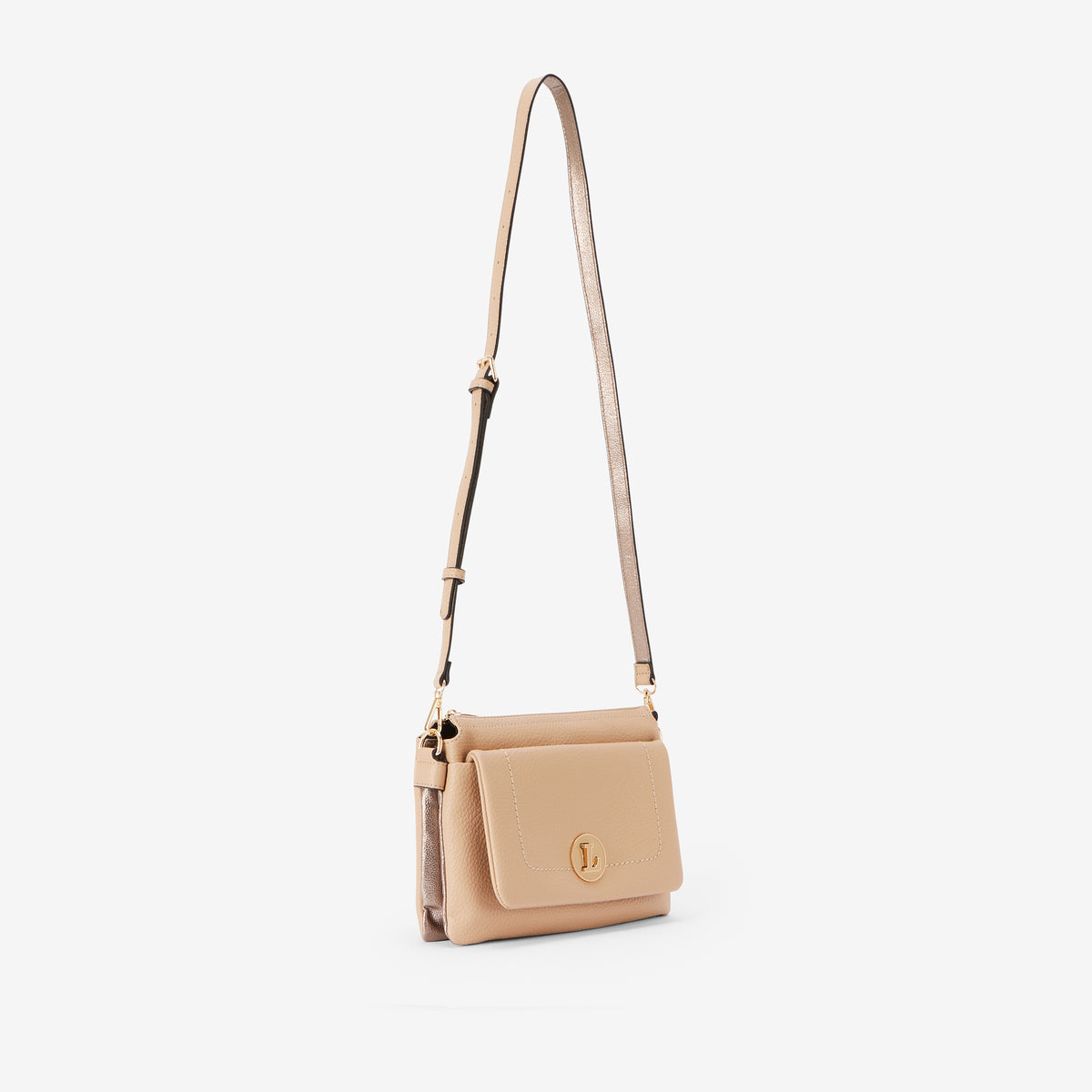 Sac multi poches M beige Rosabelle