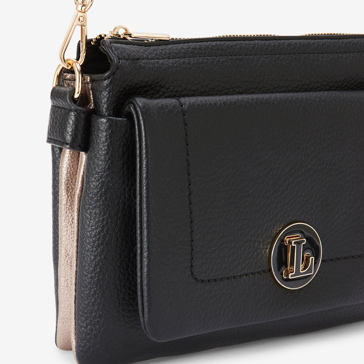 Sac multipoches noir Rosabelle